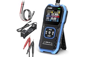 FNIRSI HRM-10 Voltage Internal Resistance Battery Tester, Milliohmmeter 100V 200Ω, Car Battery Tester, Battery Checker Tester for All Types of Batteries, AAA AA Battery, Household Battery Analyzer