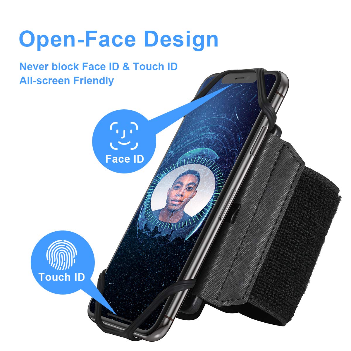 Fascia Da Braccio Per Cellulare - Portatelefono Sportiva Impermeabile - Per Corsa, Palestra E Ciclismo - Unisex - Foto 7