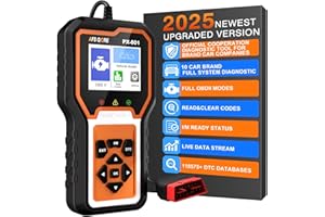 AFS QIORE OBD2 Scanner Check Engine Light Car Code Reader Clear Error Codes ABS SRS SAS Etc Full Vehicle System Diagnostics Tool Compatible with Nissan Toyota Honda Ford Hyundai Kia Lexus Scion Infiniti Lincoln