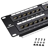 Cable Matters UL Listed Rackmount or Wall Mount 2U 48 Port Network Patch Panel (19-inch Cat6 Patch Panel / RJ45 Patch Panel) 