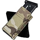 UniPro MG-F-01 45° 9mm Mag Pouch - Soft Shell Pistol Magazine Holder, MOLLE/Belt Compatible, 2"x1.2"x3.5", 0.07lbs (CP Camo)