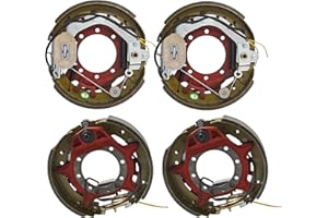 ArbDicco 12-1/4" x 3-3/8" Electric Trailer Brake Assembly 4PCS Compatible with Dexter 9k to 10k lbs Axles (9000-10000Lbs) 023-451-00 023-450-00 K23-450-00 K23-451-00, Left & Right Side