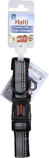 Halti Dog Collar Premium Comfy Nylon Neoprene Padding Reflective Size Small view 2