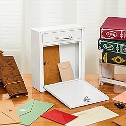 Yaocom Locking Mailbox with Key for Outdoor 10 x 7