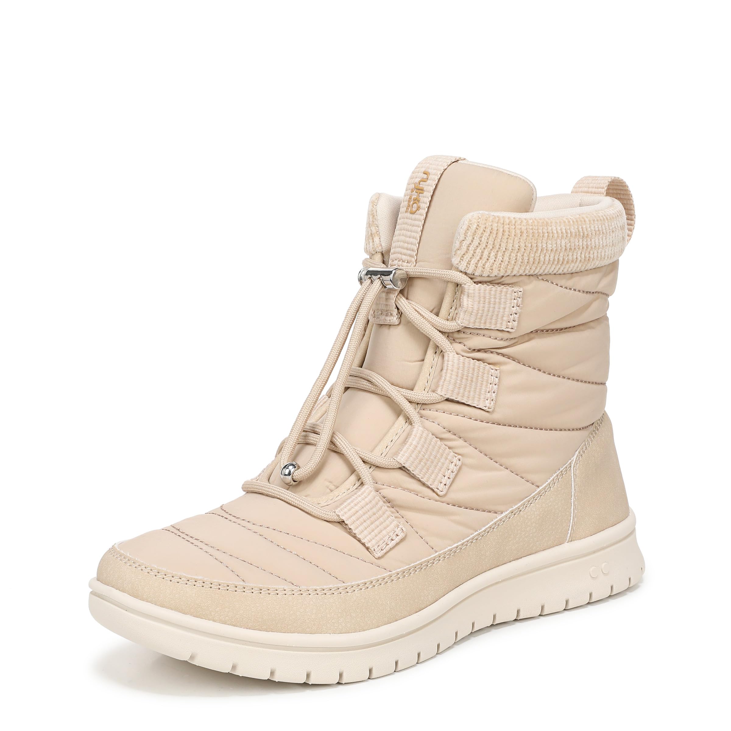 Ryka Women’s Sienna Lace-Up Short Boots Latte Brown 11 W