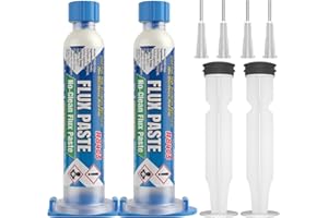 BEEYUIHF No-Clean Soldering Flux Paste, Rosin Solder Flux, Smooth Flow Solder Flux for Soldering, 10mL Syringe Flux Paste for