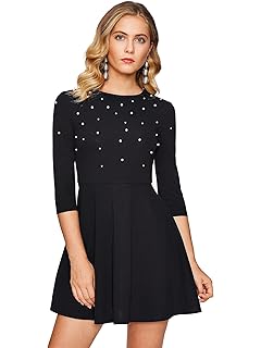 black skater dress amazon