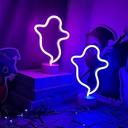 Halloween Decoration Ghost Neon Sign with