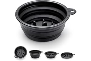 SPOSAFE Foldable Shaving Soap Bowl – Portable, Easy-to-Carry Shaving Soap Cup for Wet Shave, Travel Shaving Lather Bowl/Shaving Mug Compatible with Shave Cream & Soap for Men (Black)