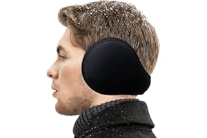 Aeifrsu Men Earmuffs for Winter Big Cover Foldable Ear Warmers Outdoor Warm Women Adjustable Ear muffs