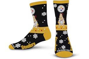For Bare Feet NFL Sweater Gnome Holiday Sock