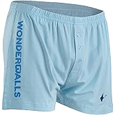 Wonderballs Sport Boxer Underwear for Men – Certified Non-Toxic Ultra-Soft Pima Cotton Modal Athletic Underwear Boxer Shorts