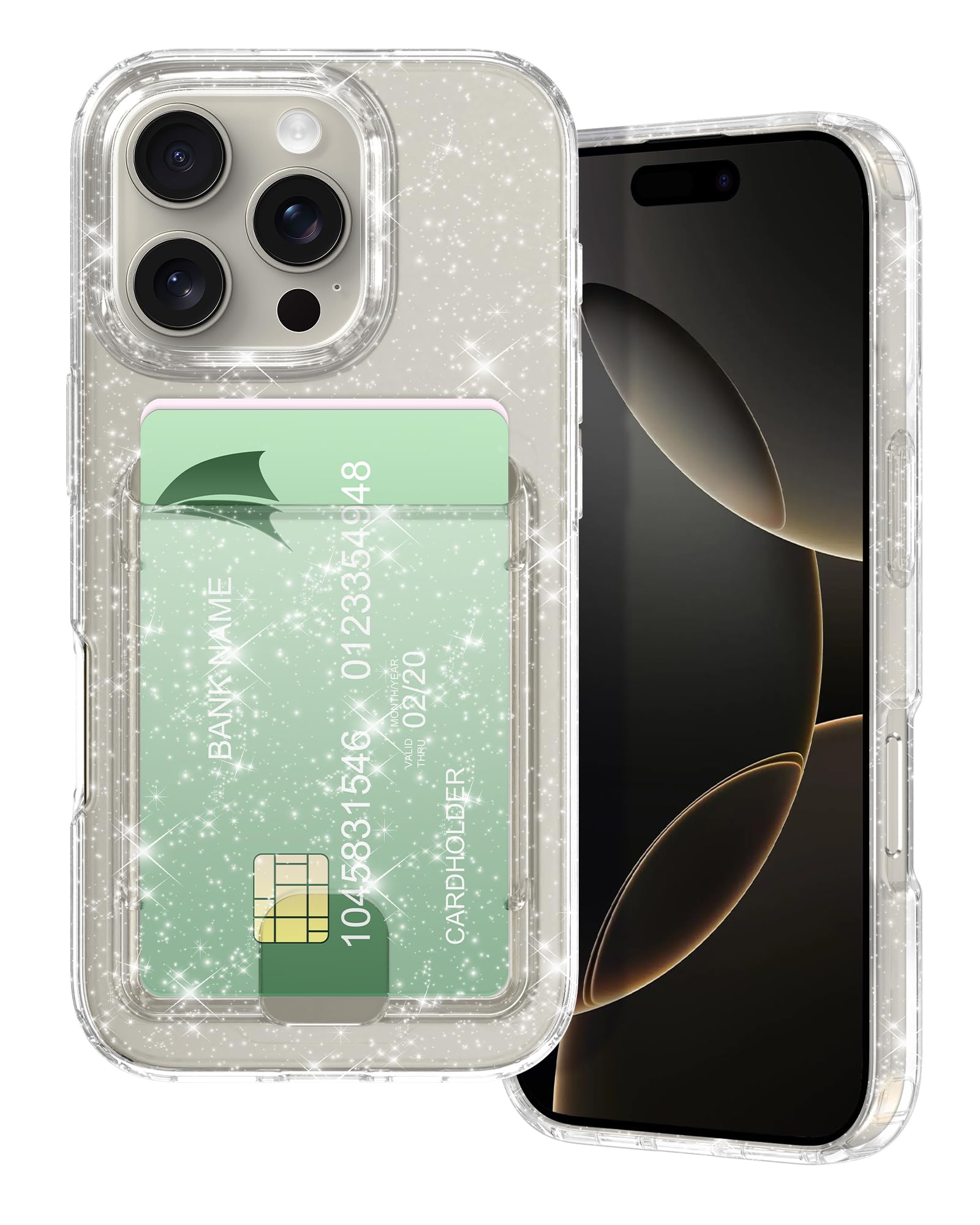 Petocase for iPhone 16 Pro Wallet Case Card Holder