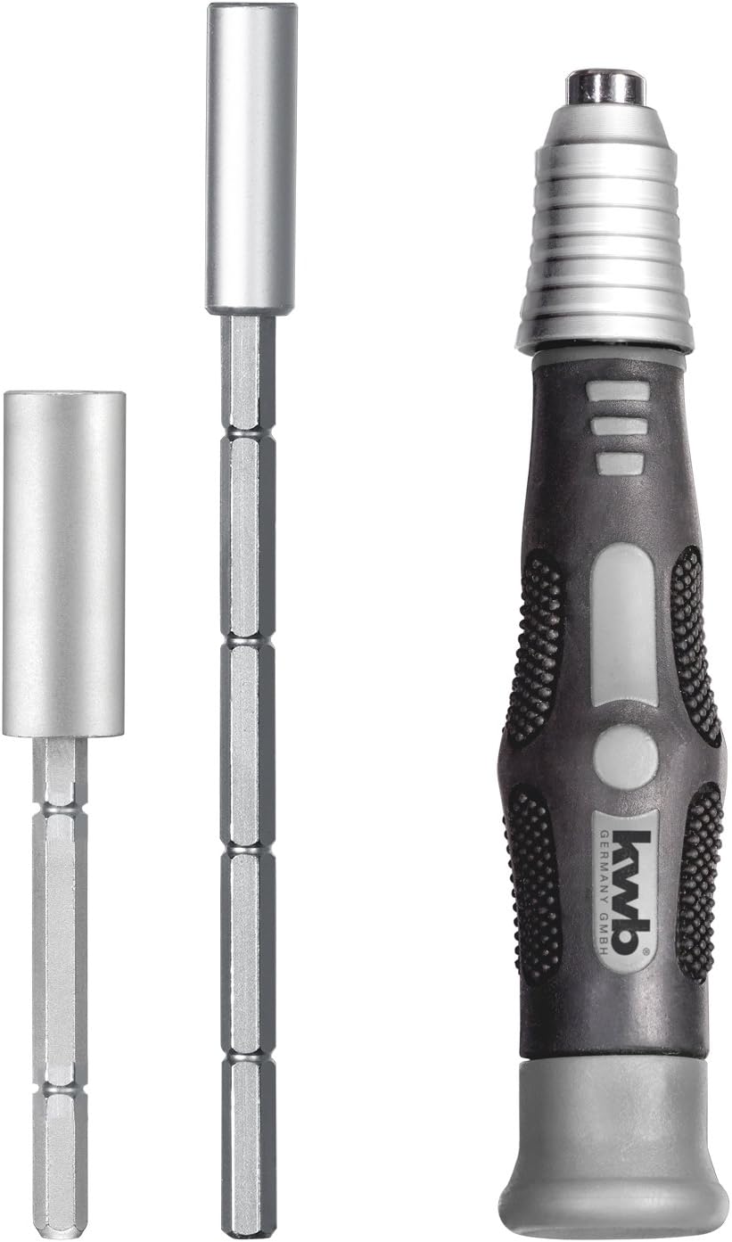 Magnet Bithalter Set - 5 Verlängerungen & 6 Bits Für Akkuschrauber