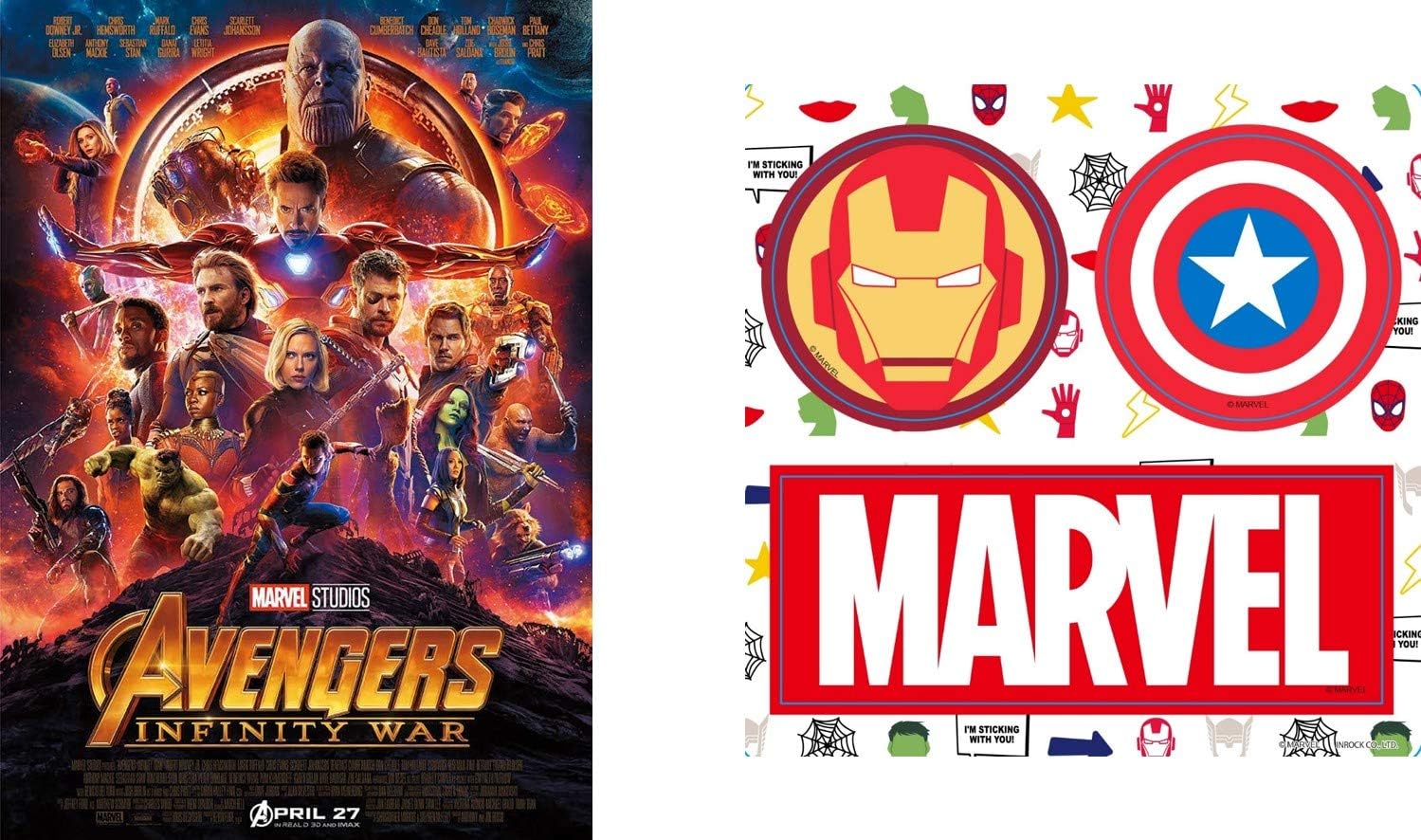 Amazon Amazon Co Jp限定 アベンジャーズ インフィニティ ウォー Mcu Art Collection オリジナルマグネット付き Blu Ray 映画