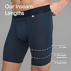 Tommy John Men’s Trunk 6" Underwear - Cool Cotton