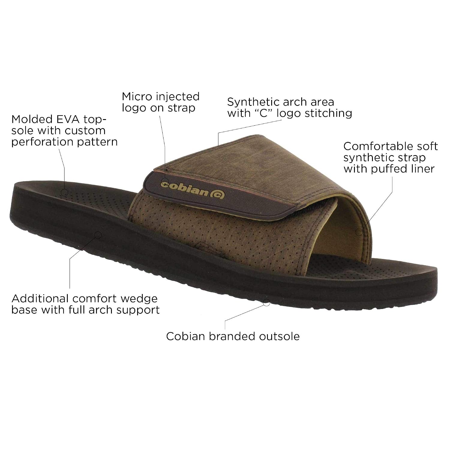 Men Cobian ARV 2 Slide Mens Flip Flop 