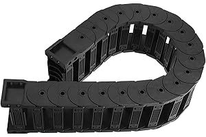 Yosoo Drag Chain, Cable Chains Cable Drag Full Enclosed Low Noise Series Tank Towlines for Cars Removable Assembly (D35*77 Le