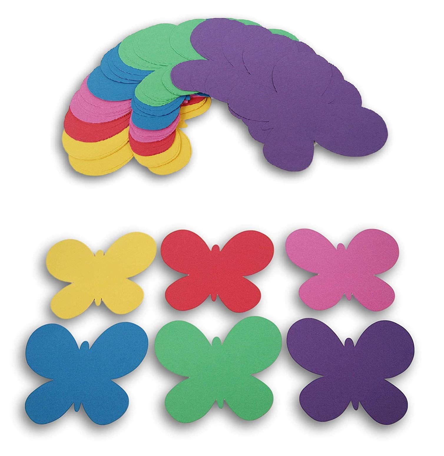 Shaped Butterfly Die Cut Cardstock Cut Outs For Classroom Bulletin