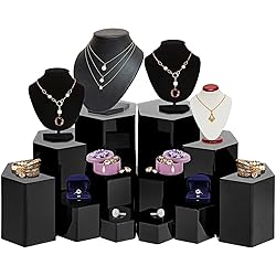 Jetec Hexagonal Jewelry Display Risers Hexagonal