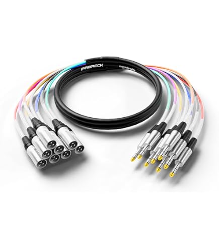 Amazon.com: Monoprice 8-Channel 1/4-Inch TRS Male to XLR Male
