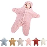 Zureto Baby Starfish Onesie - Thick Fleece Wearable Sleeping Bag for Newborns
