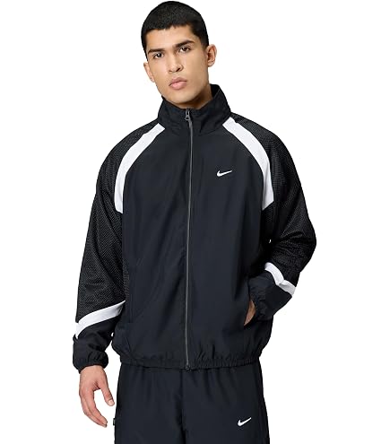 Nike F.C. AWF Men's Woven Soccer Track Jacket (Medium, Black) at