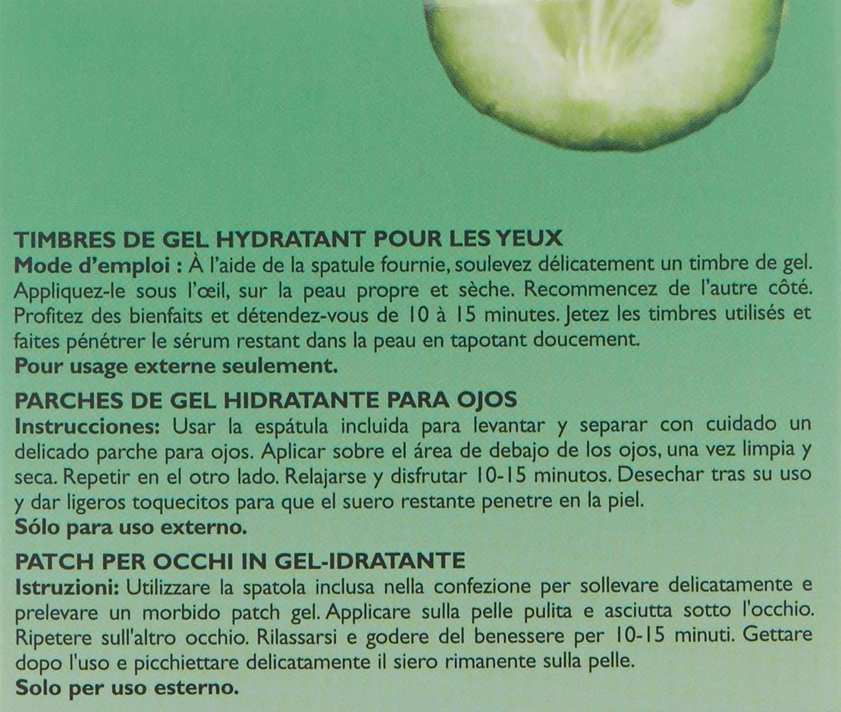 Peter Thomas Roth Cucumber Detox Hydra-Gel Eye 30 Pairs60 Patches Earplug, 4 cm, Black, 60 count (Pack of 1) - Image 4