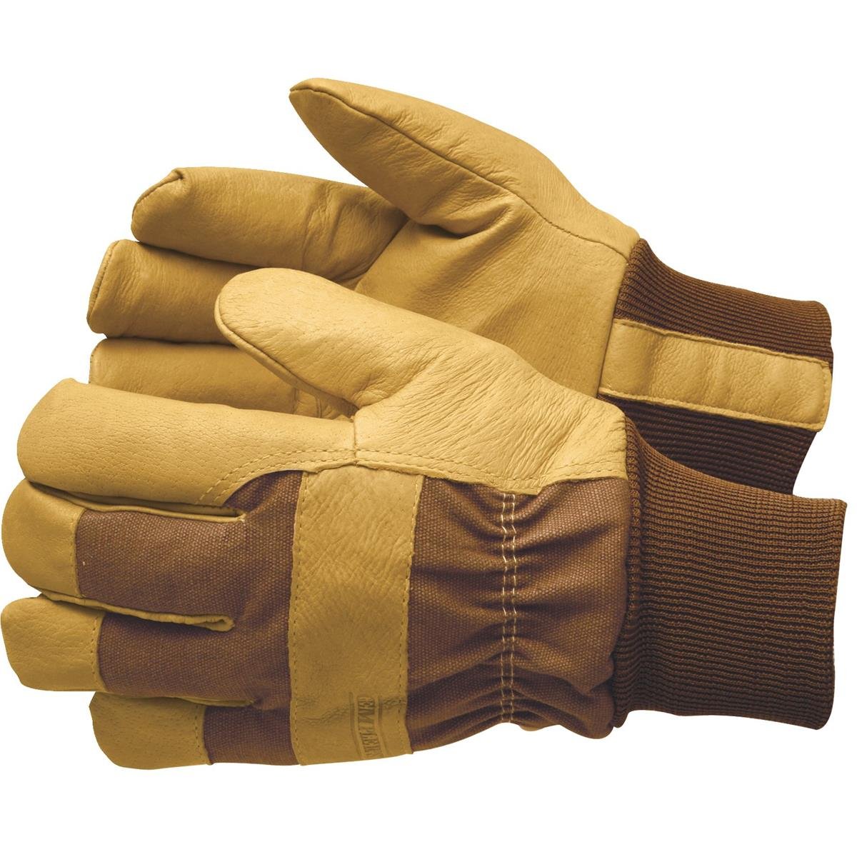 Gempler S Waterproof Insulated Pigskin Leather Work Gloves Triple Layer Technology With Heatkeep Lining And Comfort Knit Wrist Size Large 1 Pair Amazon Com Industrial Scientific