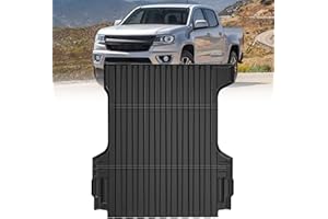 Nilight Truck Bed Mat 5FT for 15-22 Colorado Canyon, TPE Anti-Slip Cargo Bed Liner Mat for 2015 2016 2017 2018 2019 2020 2021 2022 Chevrolet Chevy Colorado & GMC Canyon, All Weather Protection