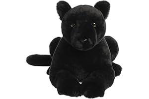 Aurora® Adorable Super Flopsie™ Black Panther Stuffed Animal - Playful Ease - Timeless Companions - Black 25 Inches