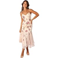 knee length dresses for ladies Zora One Shoulder Pleated Midi Dress main image 1