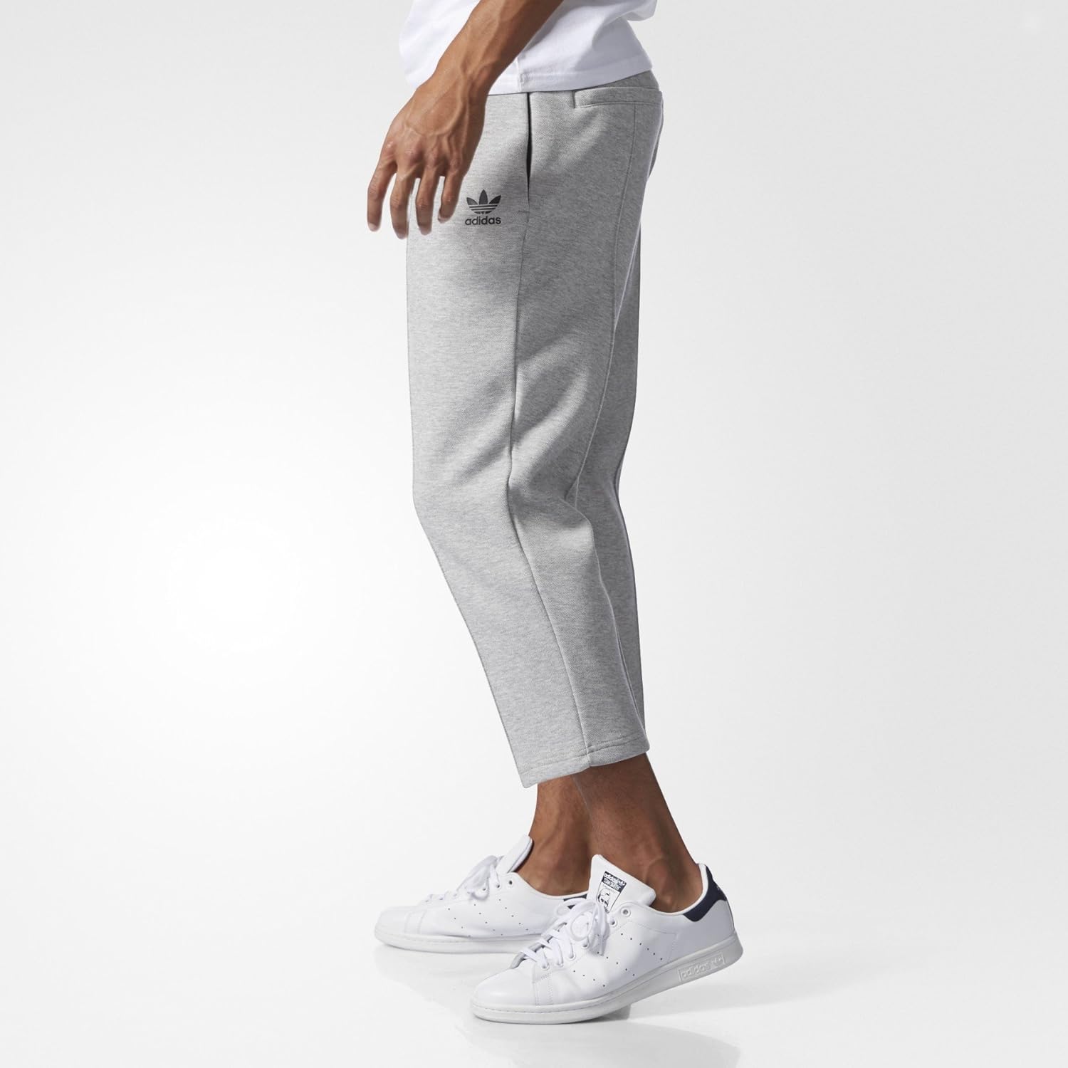 adidas cropped pintuck