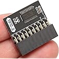 TPM 2.0 Encryption Security Module, 20Pin TPM 2.0 Chip, 2.54mm Pitch TPM Cryptographic Processor Module Replacement, for PC DDR4 Memory Module Encryption