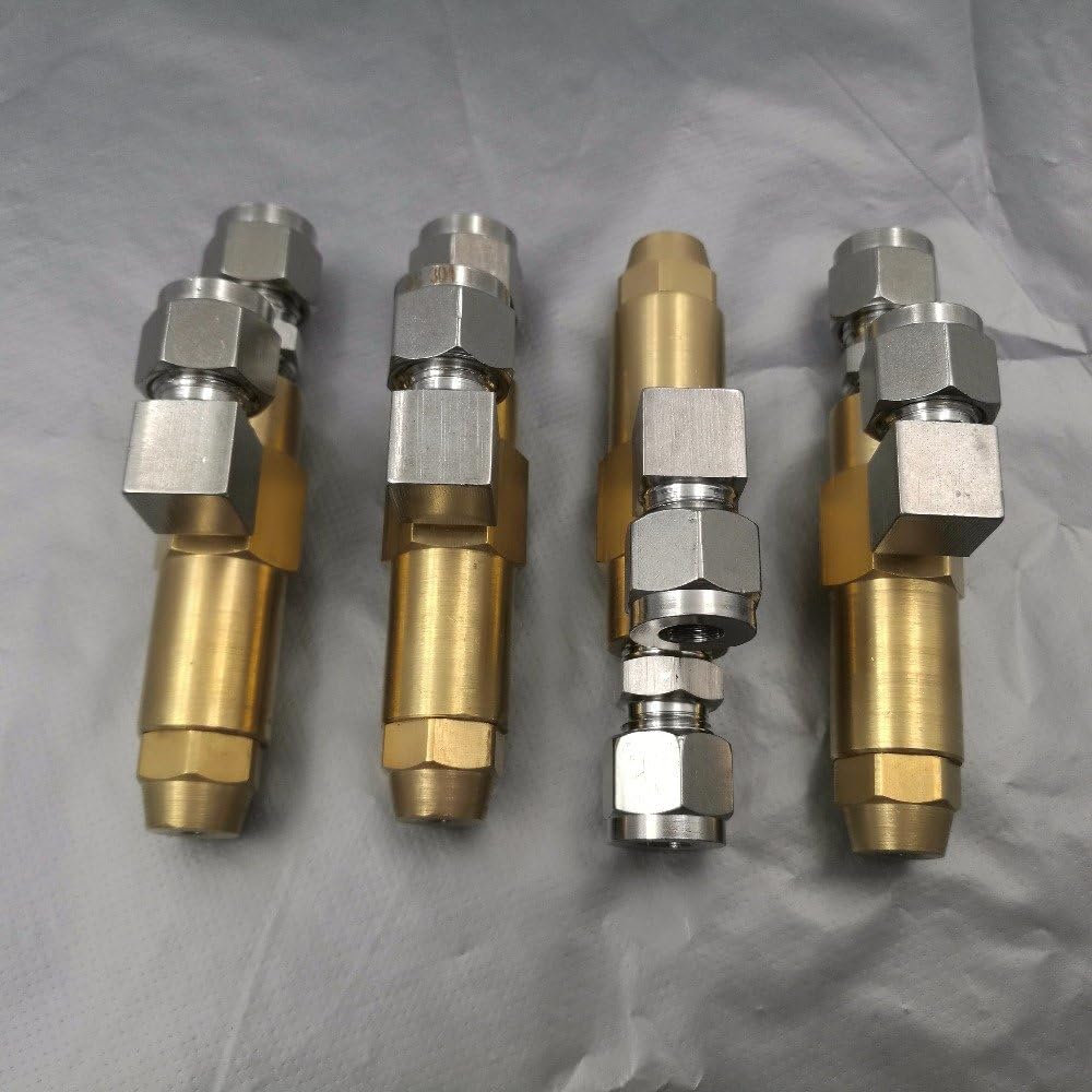 ZAMTAC Fuel Oil Spray Nozzle,Waste Burner Oil Nozzle,Siphon air atomizing Nozzle,Oil Jet Nozzle - (Color: 0.8mm)