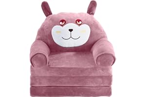 UBINGSOPA Toddler Couch Chair Comfy, Kids Couch Bed Fold Out, Portable Kids Sofa for 1-3 Years Old