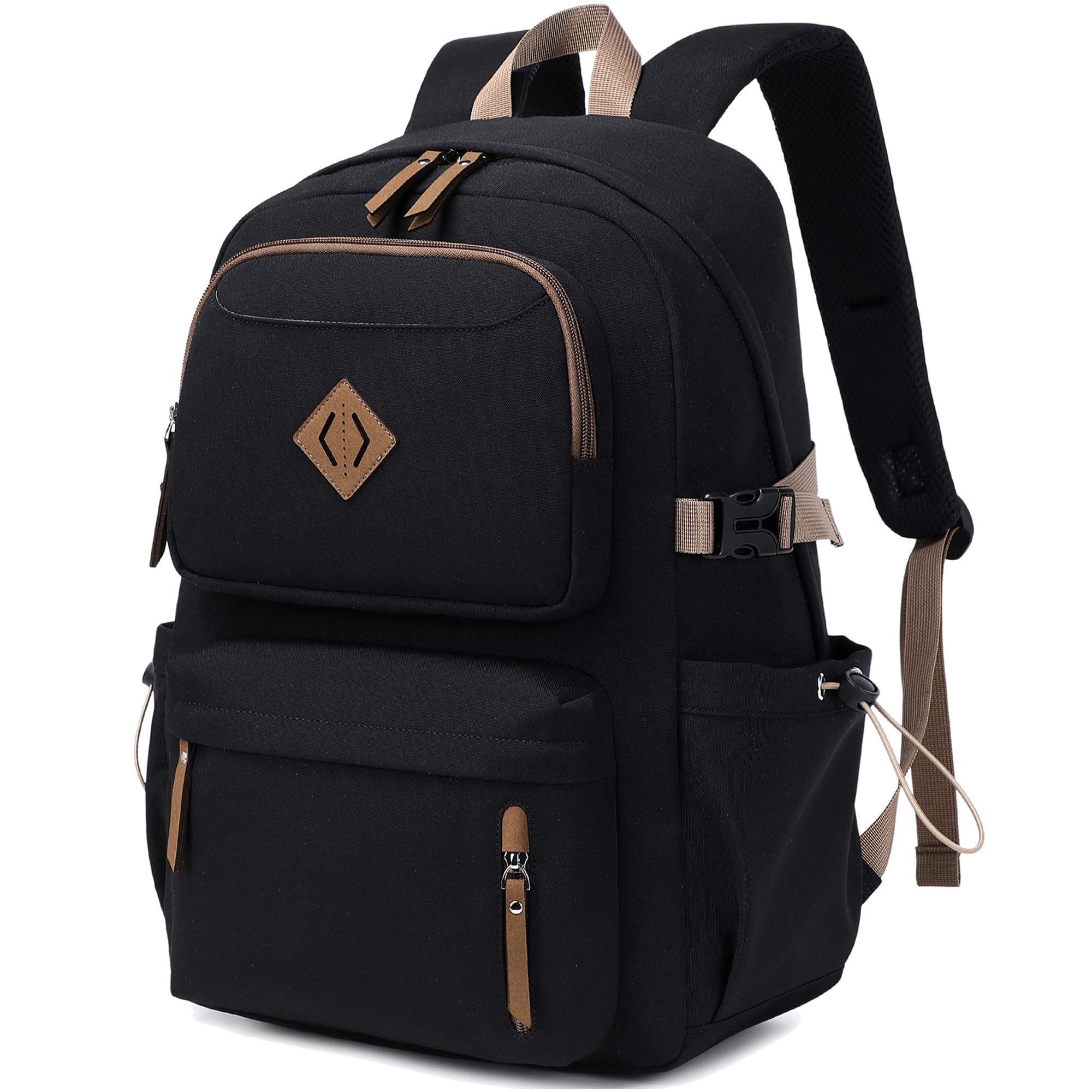 AO ALI VICTORY Laptop Backpack – Large College Bookbag For Women & Men, Waterproof With Laptop Sleeve