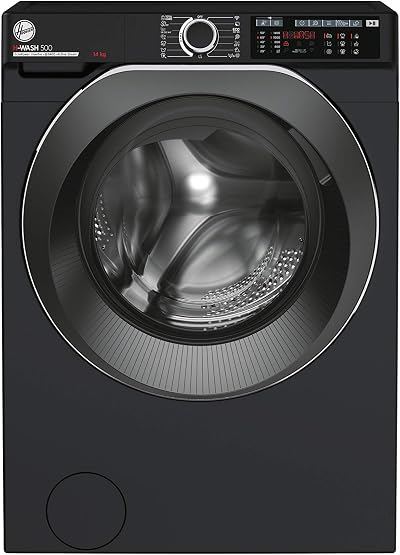 Hoover H-WASH 500 14kg Freestanding Washing Machine 1400 RPM Black
