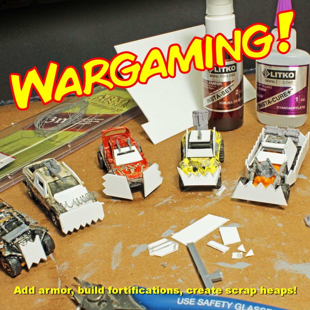 LITKO 8x10-inch Polystyrene Flexible Craft Sheets