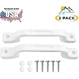 Camp'N -2 Piece- All Weather Plastic Grab Handle - Entry Door Assist Bar for RV, Trailer, Camper, Motor Home, Cargo Trailer, 
