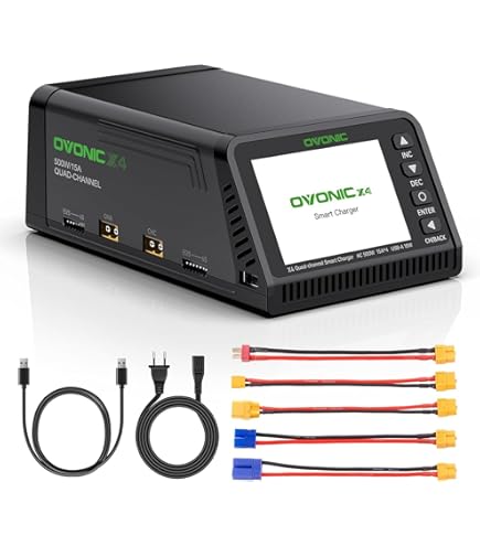 Amazon.com: BGUAD CQ3 100Wx4/10Ax4 RC LiPo Charger Discharger 4CH