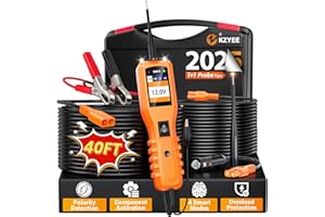 KZYEE KM10 Automotive Power Circuit Probe Kit, 6V-30V Vehicle Electrical Relay Tester, Multimeter, Short Circuit Finder, Volt