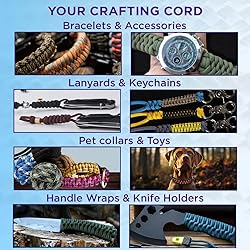 TECEUM Paracord Type III 550 Turquoise – 200 ft