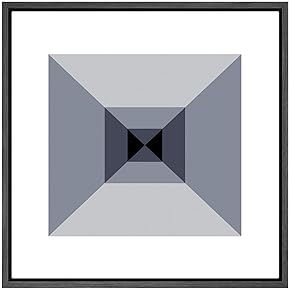 SIGNWIN Framed Canvas Wall Art Black and White...