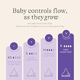Lansinoh NaturalWave Baby Bottle Teats Fast Flow Anti Colic 2 Pack view 7
