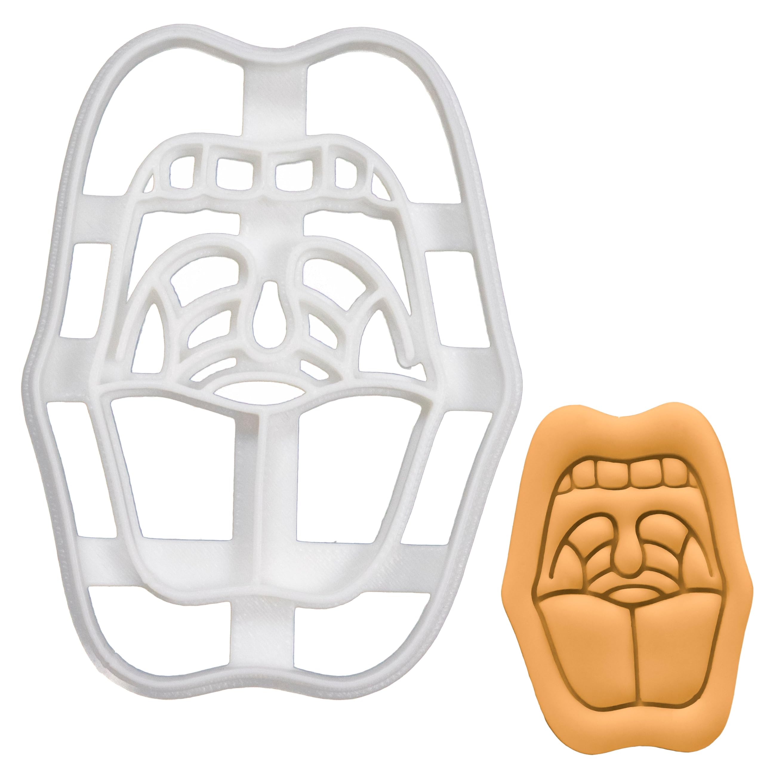 BAKERLOGY Tonsils Cookie Cutter - Detailed Biscuit Cutter Design for Baking and Crafts, Ideal on Fondant, Dough, Clay