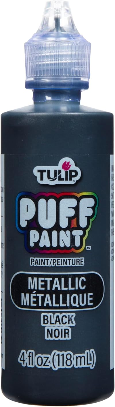 Tulip Dimensional Fabric Paint 4Oz, Black - I Love To Create