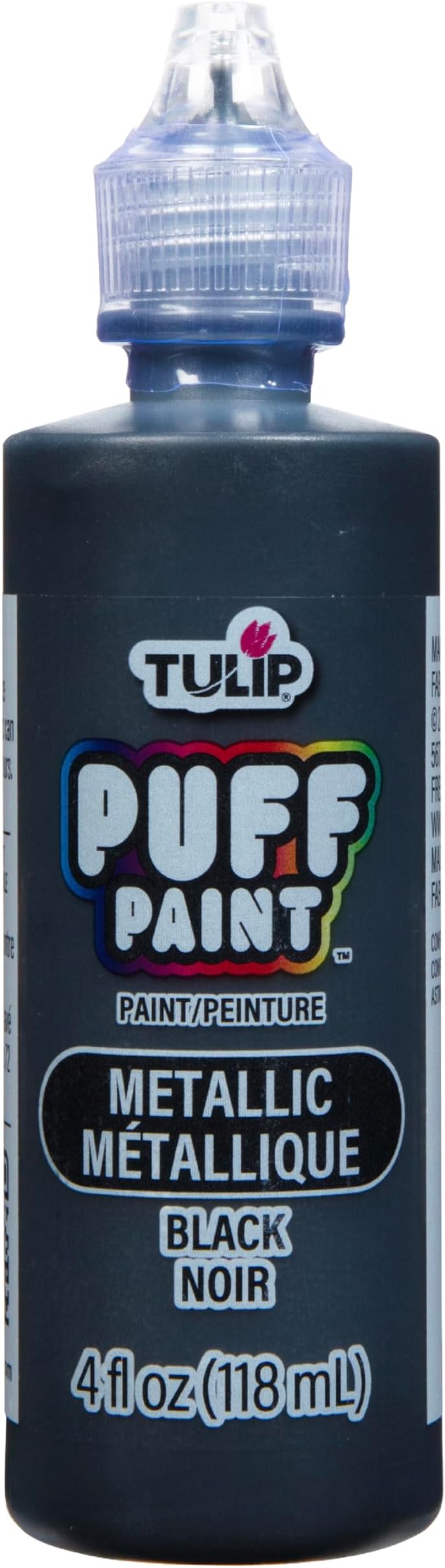 Tulip Dimensional Fabric Paint 4Oz, Black - I Love To Create