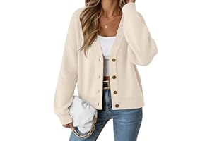 LILLUSORY Cardigan Sweaters for Women 2025 Fall Fashion Oversized Lightweight Sweater Knit Work Casual Outfits Clothes