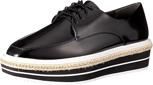 Amazon ランダ レースアップ スポーティレースアップ厚底シューズ レディース Ch Black 23 5 Cm E レースアップ